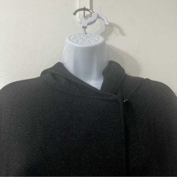 Lululemon Wrap Cardigan Hoodie Sweater Gray 8 Thumb Hole Athleisure Travel Yoga - Picture 2 of 11